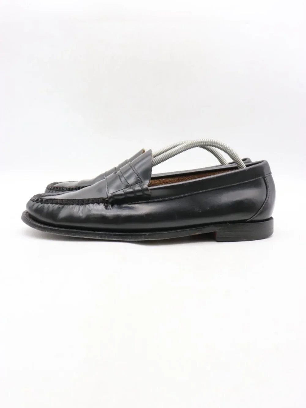 G.H. Bass Weejuns Penny Loafers Mens 10.5 D Black Leather Classic Slip On